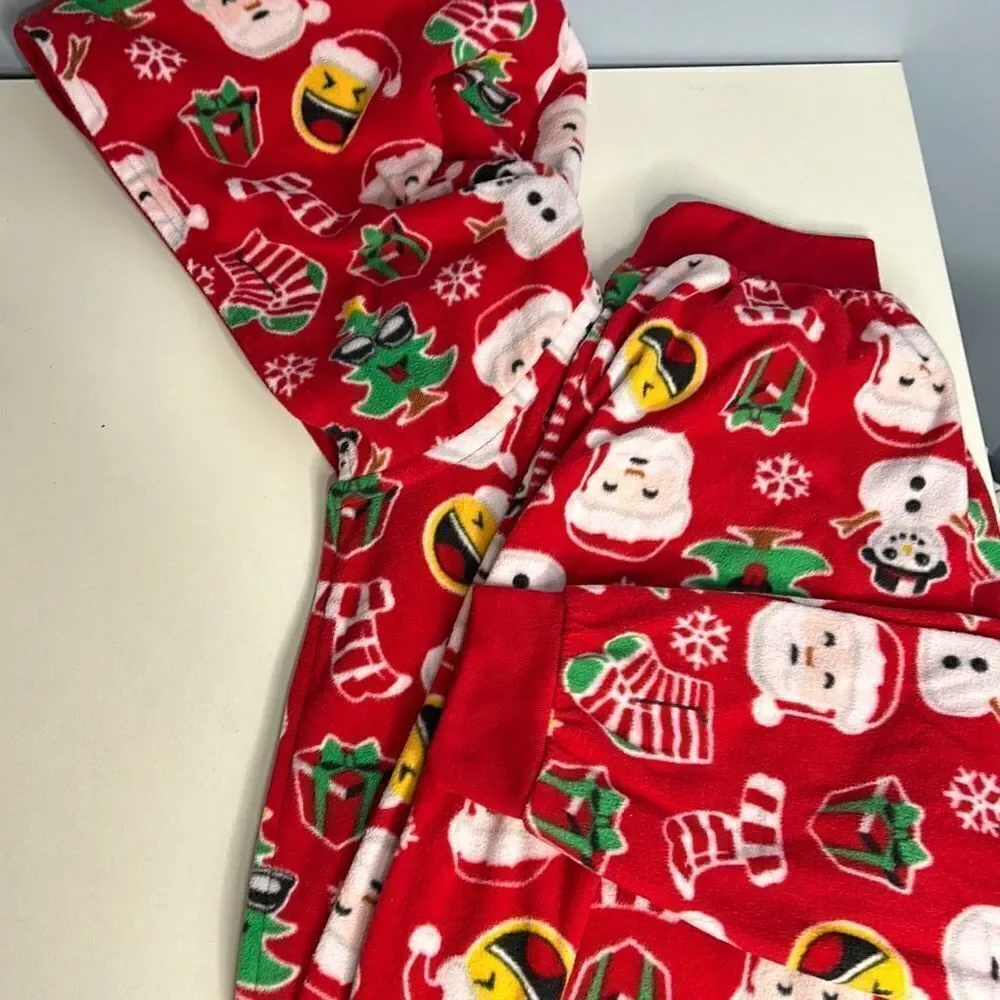 Adult Christmas Fleece Hooded One Piece Outfit xxL